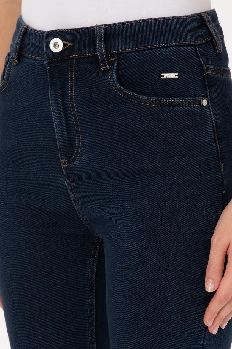 Kadın Koyu Mavi Jean Pantolon - 50315767003