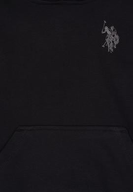 Erkek Çocuk Siyah Kapüşonlu Basic Sweatshirt - 50313980020