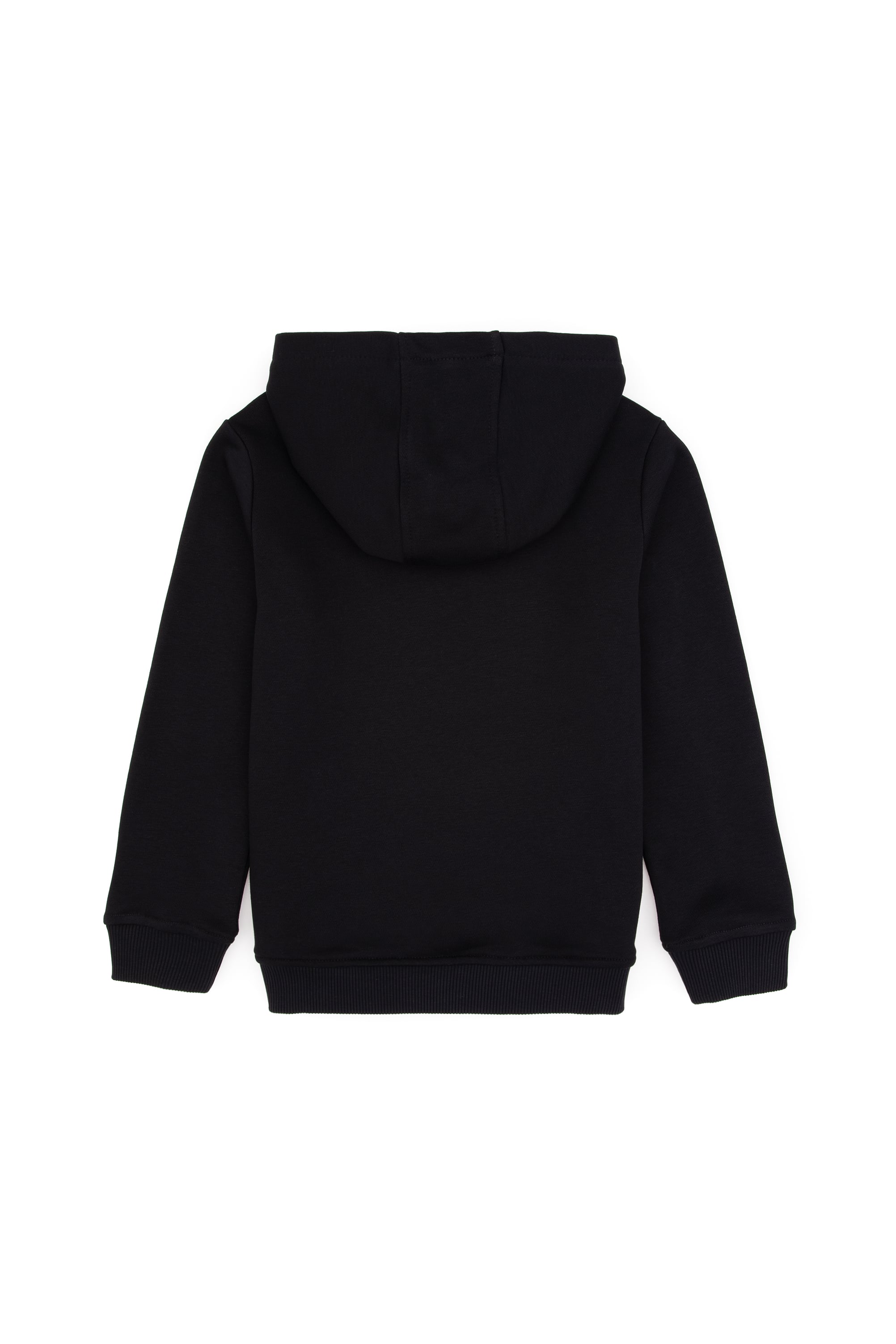 Erkek Çocuk Siyah Kapüşonlu Basic Sweatshirt