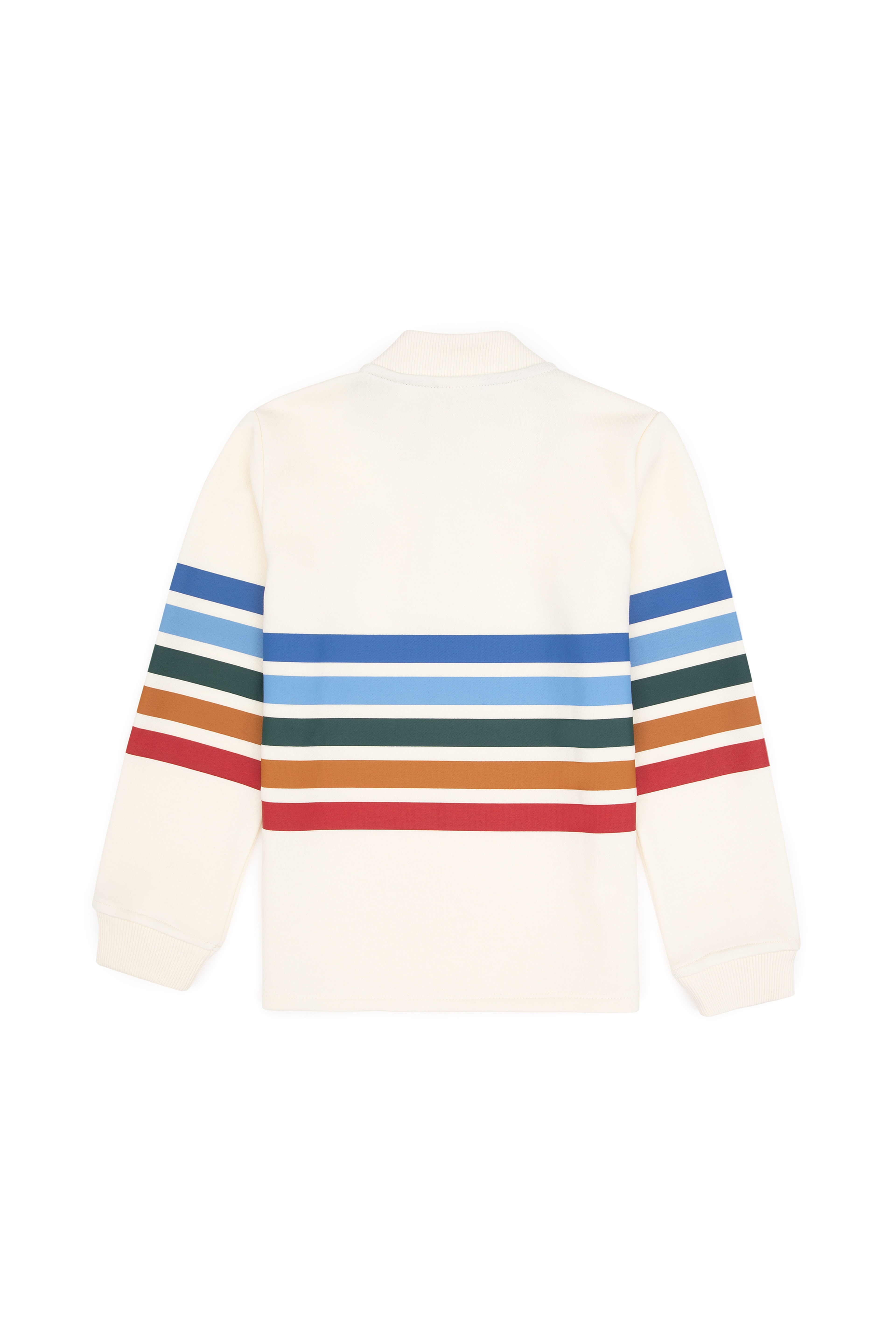 Erkek Çocuk Krem Dik Yaka Sweatshirt - Image 3