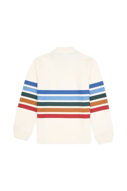 Erkek Çocuk Krem Dik Yaka Sweatshirt