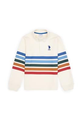 Erkek Çocuk Krem Dik Yaka Sweatshirt - 50308536013