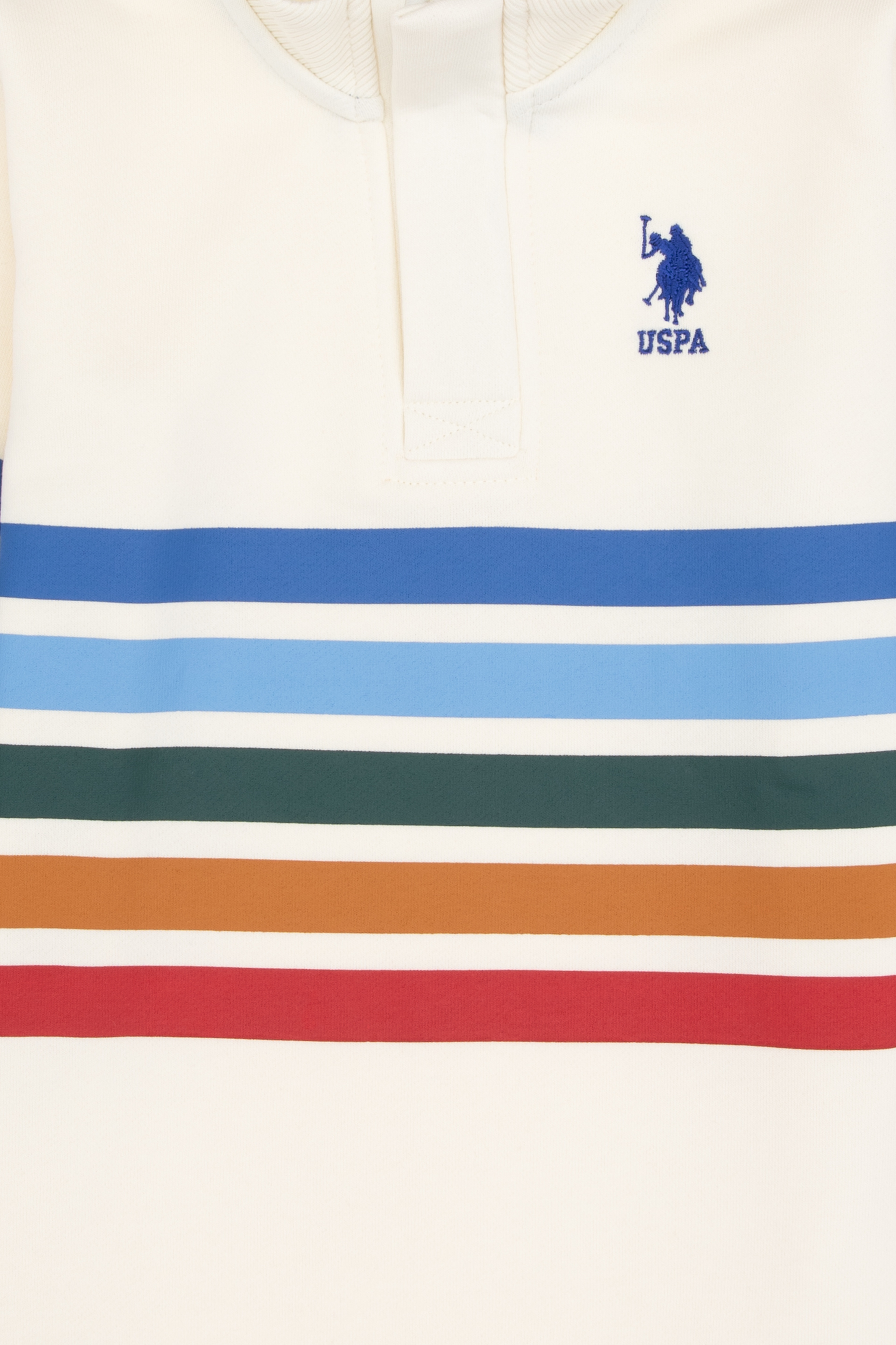 Erkek Çocuk Krem Dik Yaka Sweatshirt - Image 4