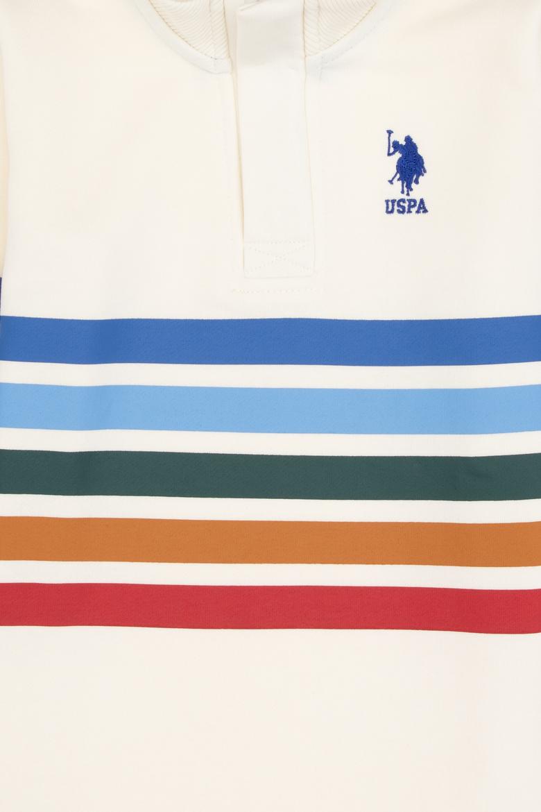 Erkek Çocuk Krem Dik Yaka Sweatshirt - 50308536013