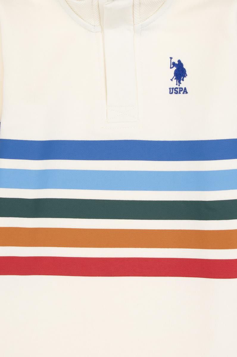 Erkek Çocuk Krem Dik Yaka Sweatshirt