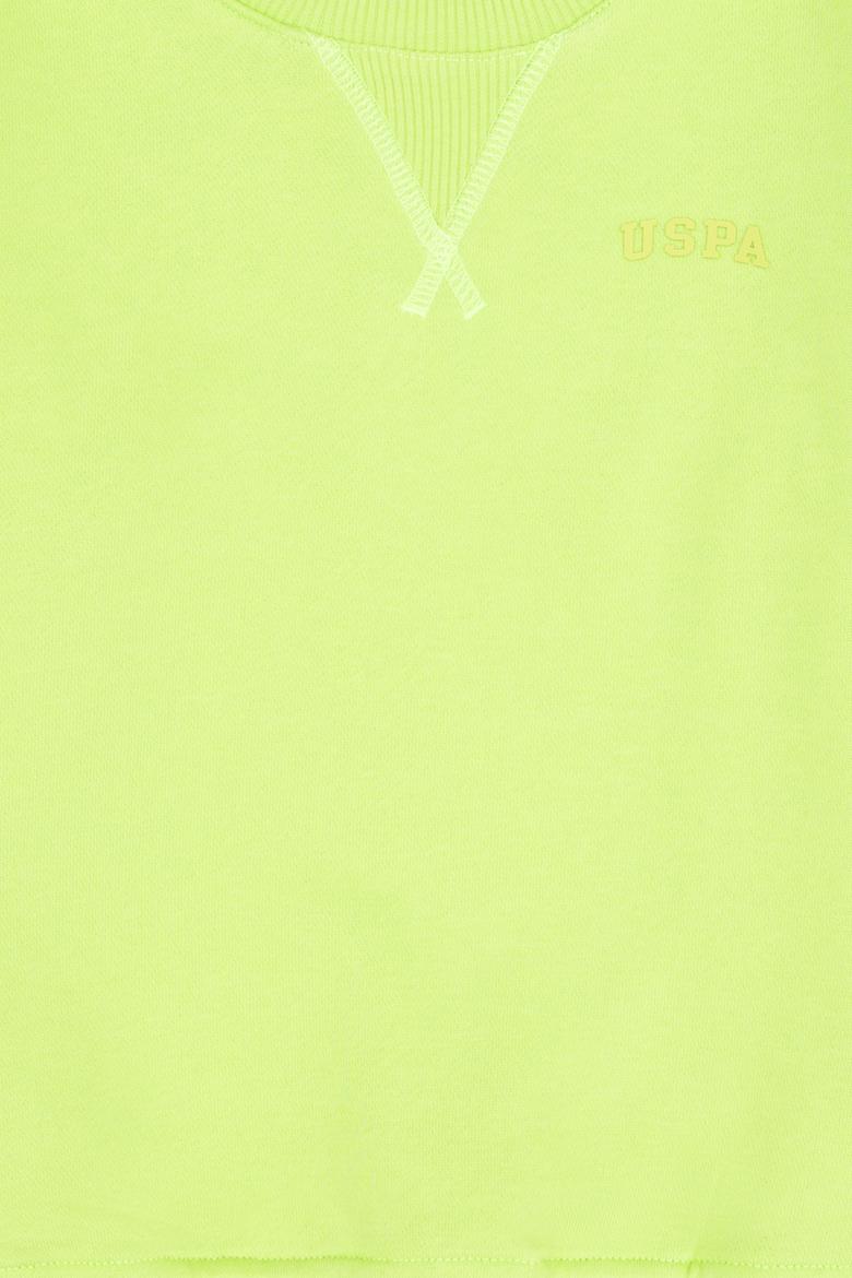 Erkek Çocuk Yeşil Bisiklet Yaka Basic Sweatshirt - 50313829122