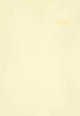 Erkek Çocuk Sarı Bisiklet Yaka Basic Sweatshirt - 50313829198