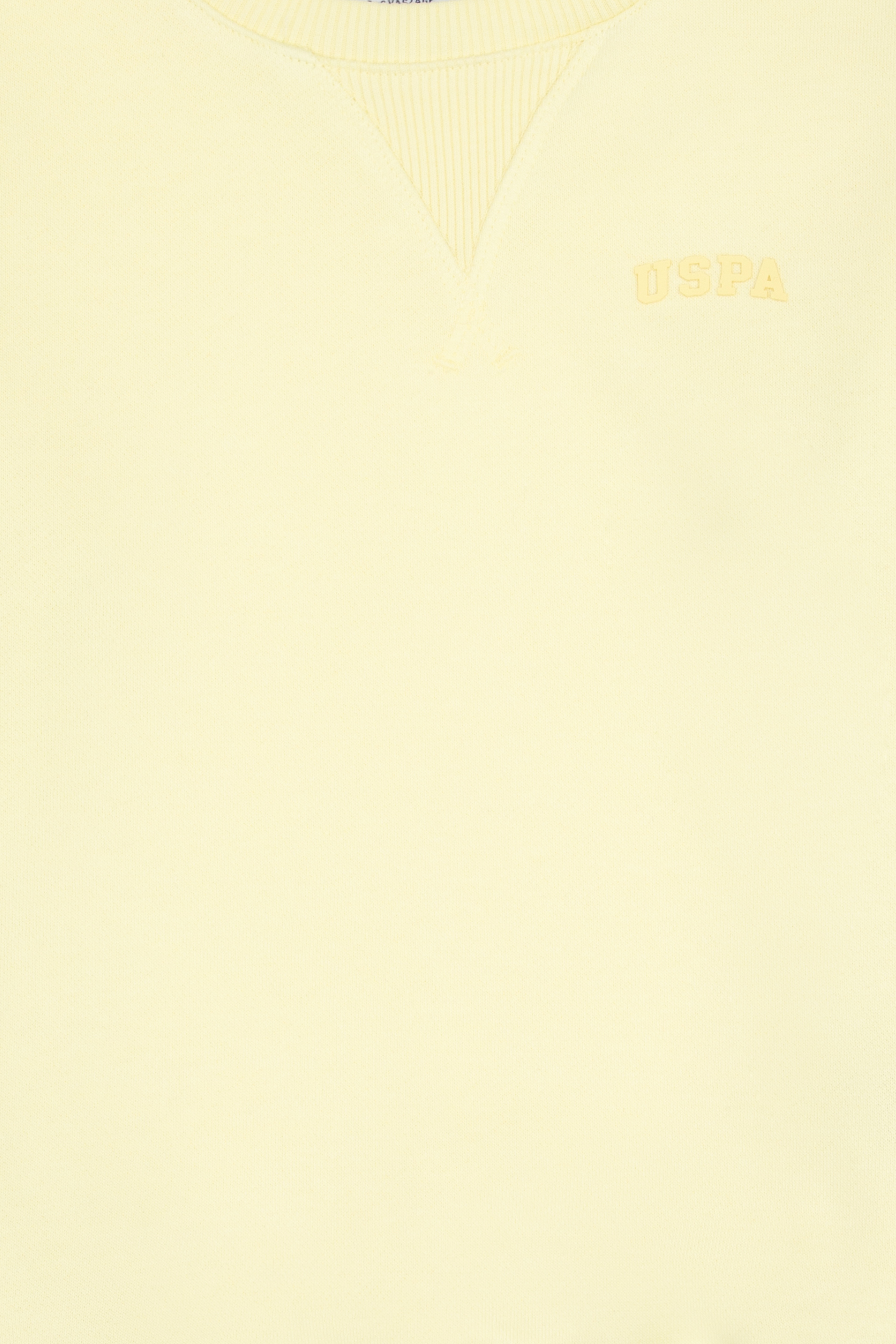 Erkek Çocuk Sarı Bisiklet Yaka Basic Sweatshirt - Image 4