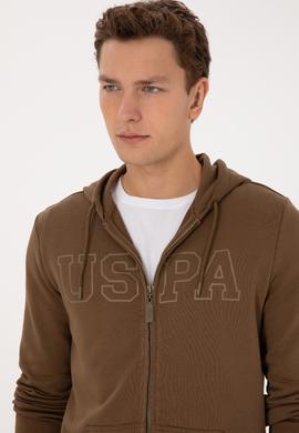 Erkek Haki Örme Hırka - 50313719119