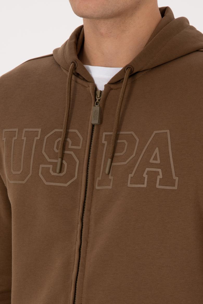 Erkek Haki Örme Hırka - 50313719119