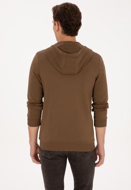 Erkek Haki Örme Hırka - 50313719119