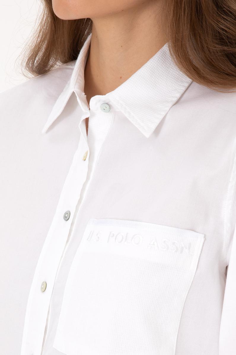 Kadın Beyaz Uzun Kollu Gömlek