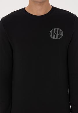 Erkek Regular Fit Bisiklet Yaka Siyah Sweatshirt - 50308717033