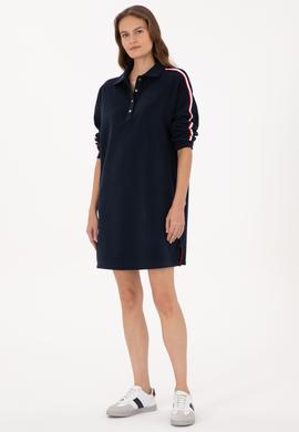 Kadın Lacivert Örme Elbise - 50313934028