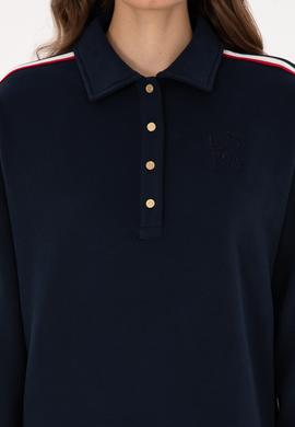 Kadın Lacivert Örme Elbise - 50313934028