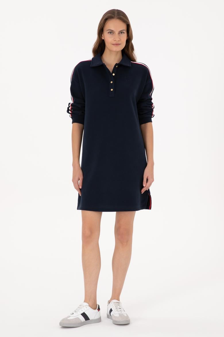 Kadın Lacivert Örme Elbise