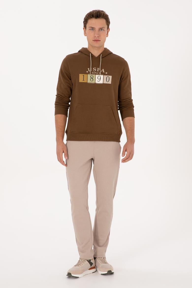 Erkek Koyu Bej Eşofman Altı