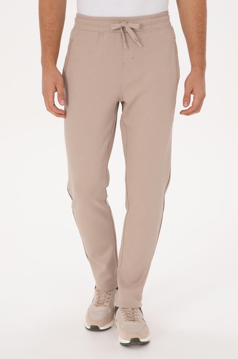 Erkek Koyu Bej Eşofman Altı