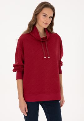 Kadın Bordo Sweatshirt - 50309077006