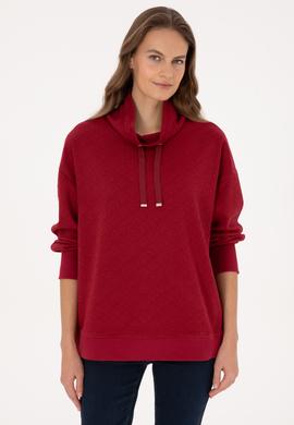 Kadın Bordo Sweatshirt - 50309077006