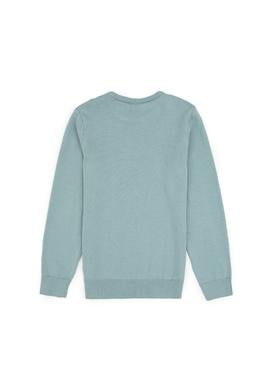 Kız Çocuk Mint Bisiklet Yaka Basic Kazak - 50313060035