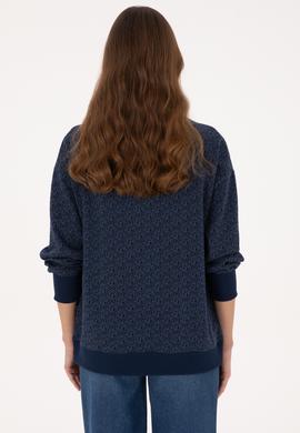 Kadın Lacivert Sweatshirt - 50309077014