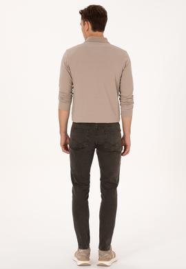 Erkek Kahverengi Jean Pantolon - 50308279131