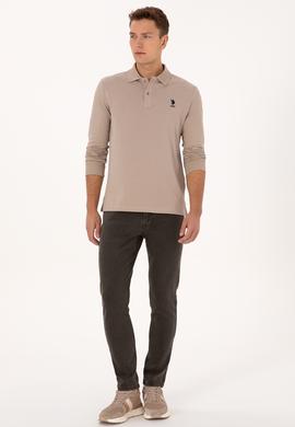 Erkek Kahverengi Jean Pantolon - 50308279131