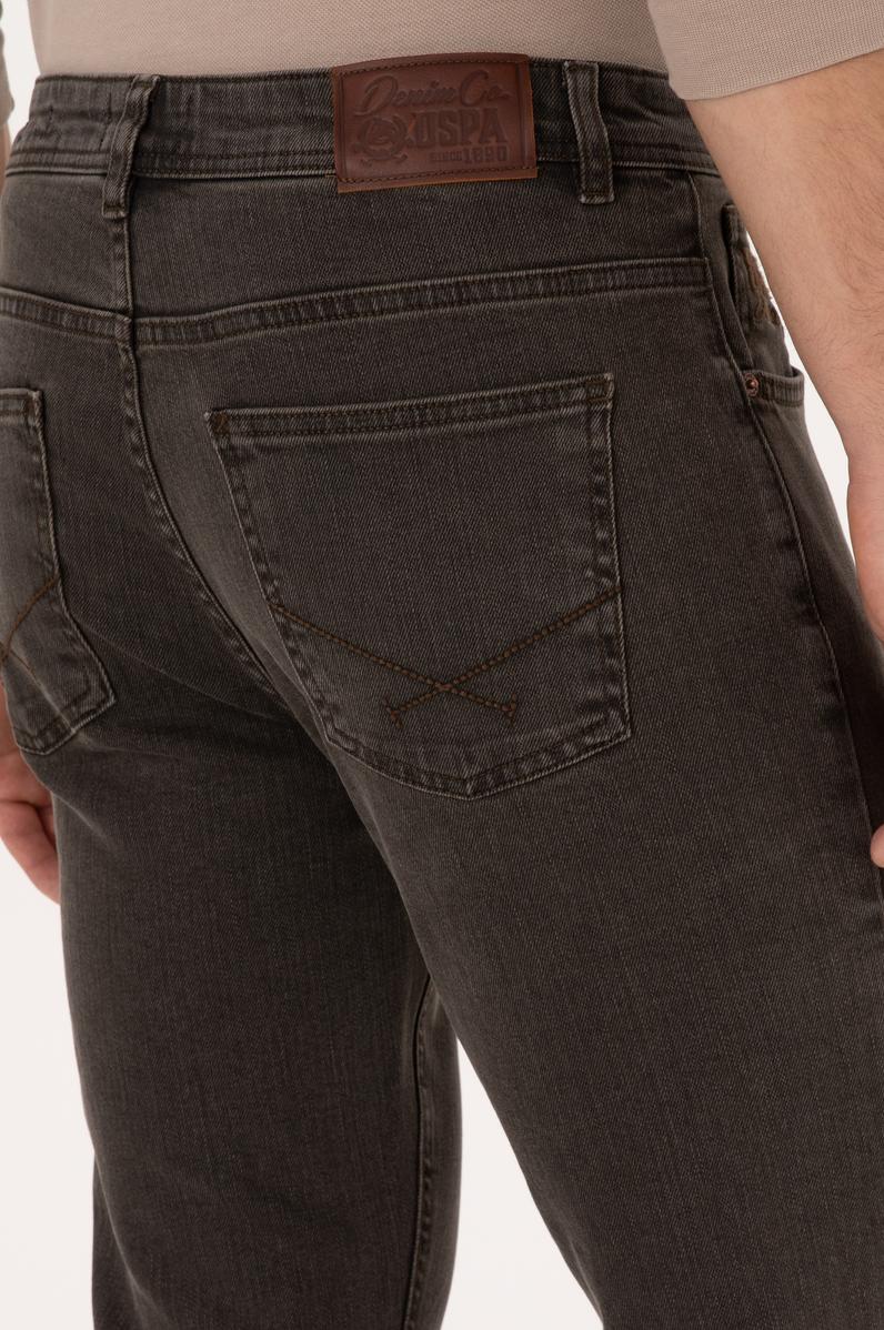 Erkek Kahverengi Jean Pantolon