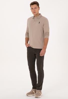 Erkek Kahverengi Jean Pantolon - 50308279131