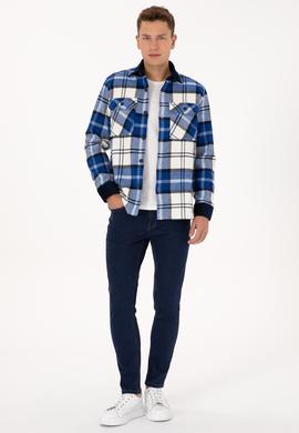 Erkek Koyu Mavi Jean Pantolon - 50310343040