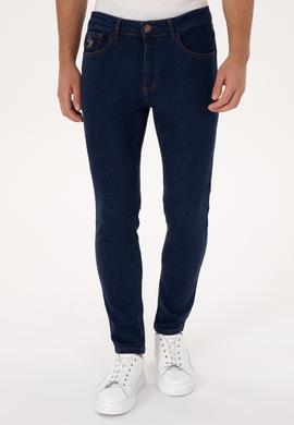 Erkek Koyu Mavi Jean Pantolon - 50310343040