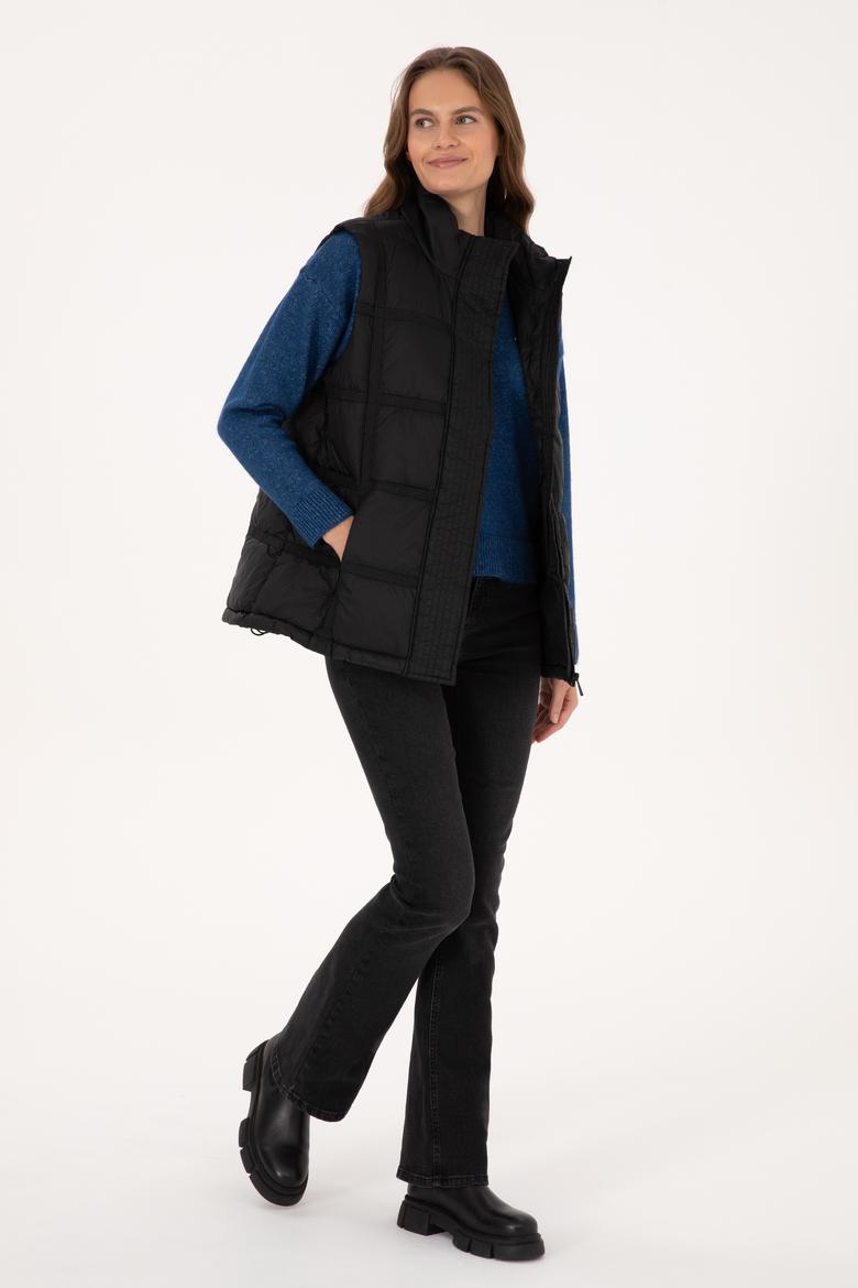 Kadın Siyah Yelek - 50308632006