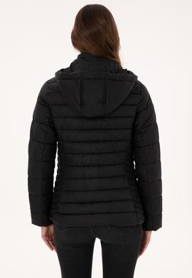 Kadın Siyah Mont - 50307935025