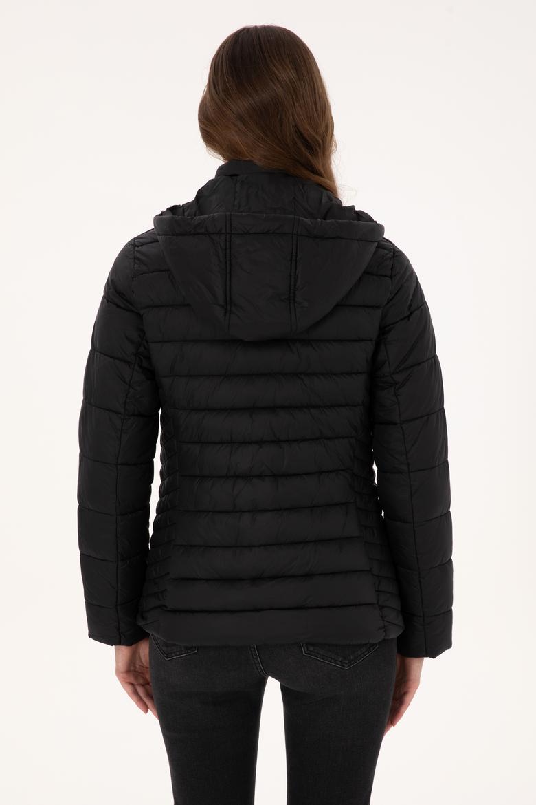 Kadın Siyah Mont - 50307935025