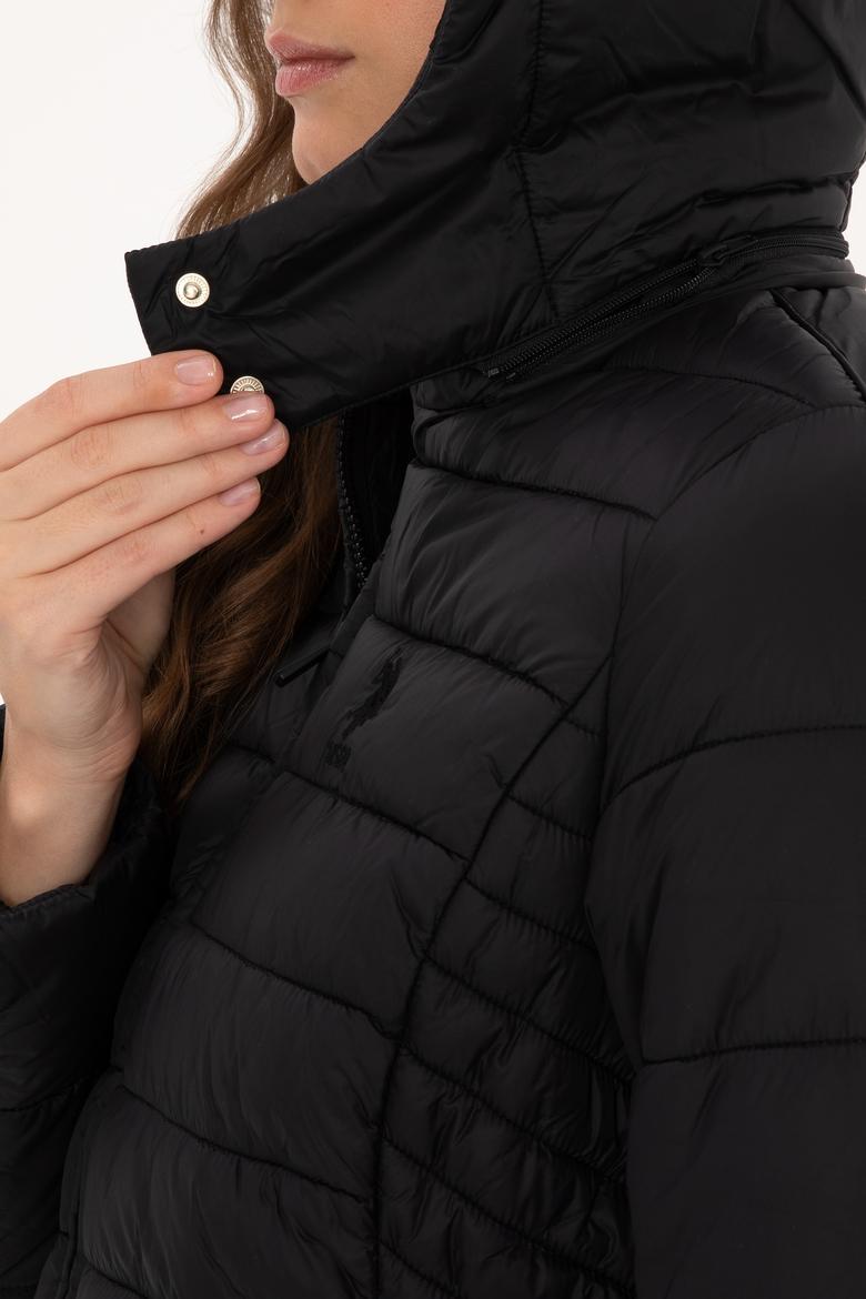 Kadın Siyah Mont - 50307935025