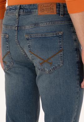 Erkek Mavi Straight Jean Pantolon - 50308293081