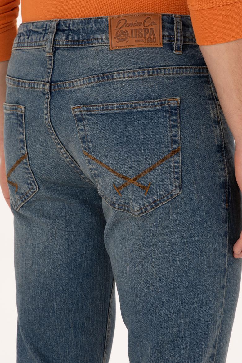 Erkek Mavi Straight Jean Pantolon - 50308293081