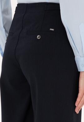 Kadın Lacivert Kanvas Pantolon - 50309342005