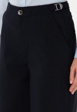 Kadın Lacivert Kanvas Pantolon - 50309342005