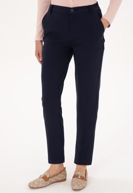Kadın Lacivert Kanvas Pantolon - 50309259002
