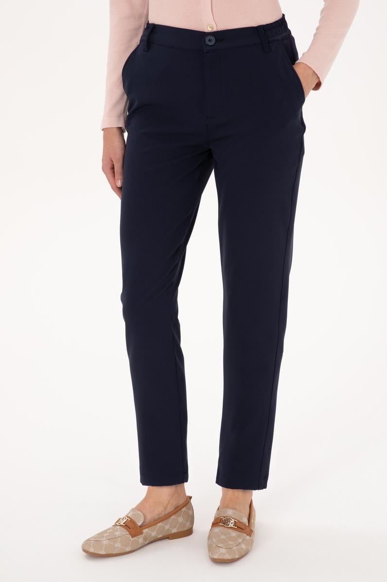 Kadın Lacivert Kanvas Pantolon