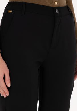 Kadın Siyah Kanvas Pantolon - 50309259009