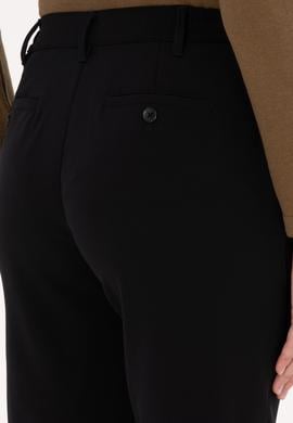 Kadın Siyah Kanvas Pantolon - 50309259009