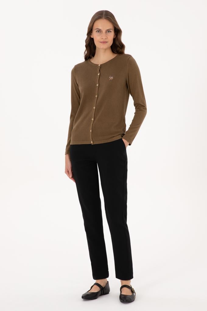 Kadın Siyah Kanvas Pantolon