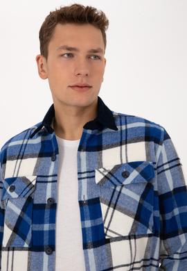 Erkek Lacivert Uzun Kollu Gömlek - 50308257017