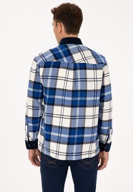 Erkek Lacivert Uzun Kollu Gömlek - 50308257017