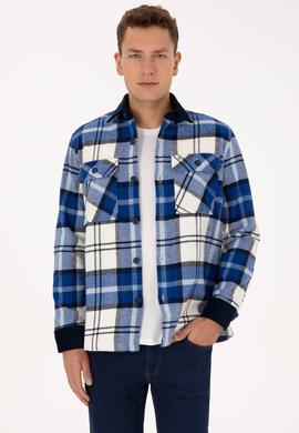 Erkek Lacivert Uzun Kollu Gömlek - 50308257017