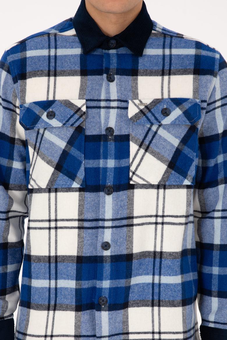 Erkek Lacivert Uzun Kollu Gömlek - 50308257017