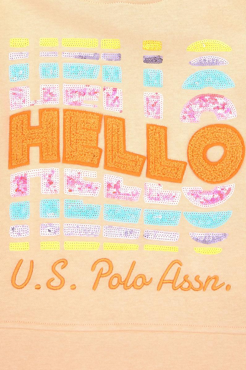 Kız Çocuk Pembe Kapüşonlu Sweatshirt